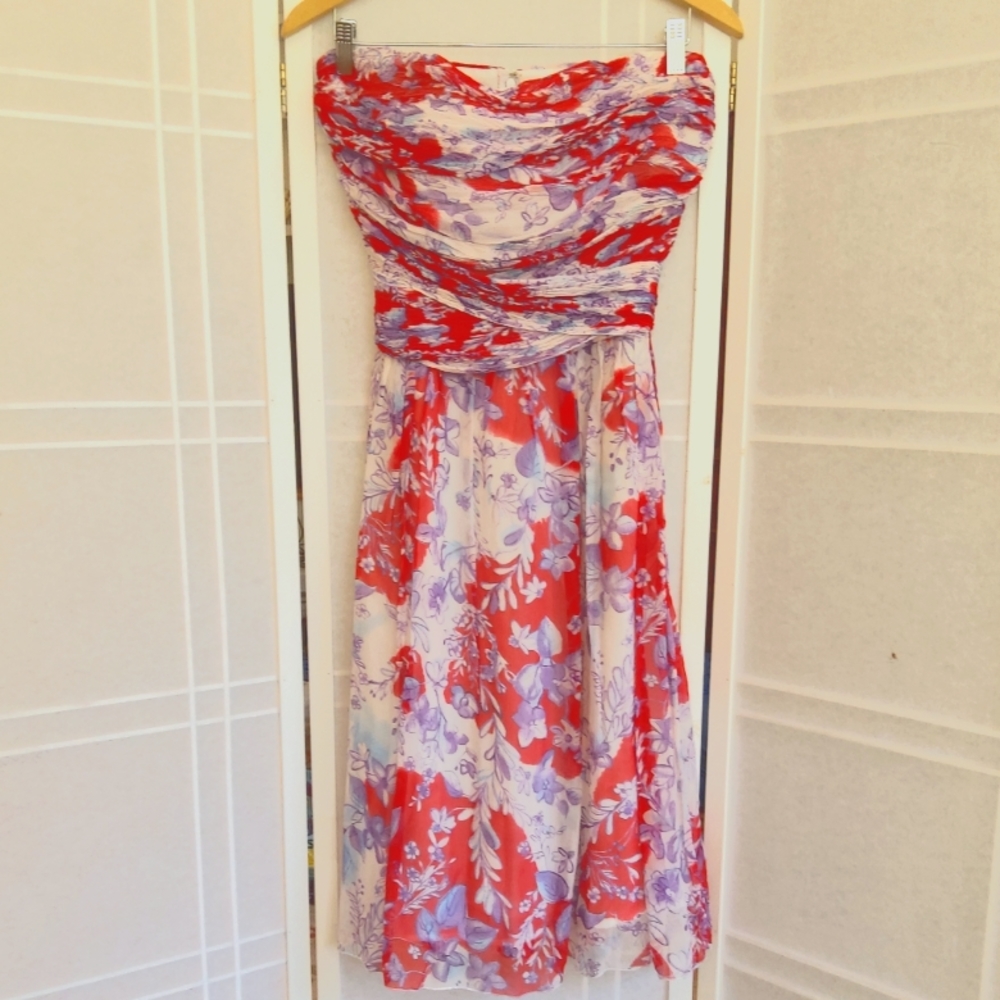 Diane von Furstenberg silk floral dress